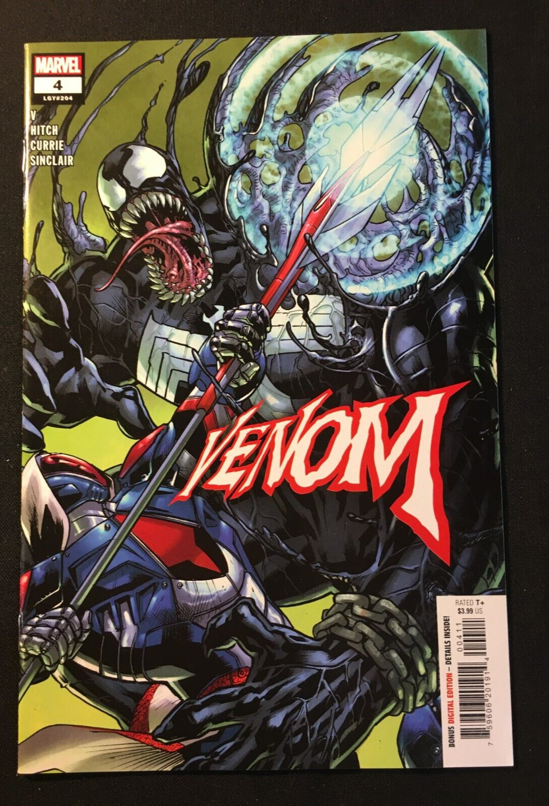 Venom 4 KEY 1st app SPEARHEAD Carson DEBUT NEW VENOM EMBLEM V 5 Spider-man 1 Cop