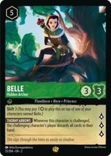 Lorcana  Belle - Hidden Archer - Rise of the Floodborn  072
