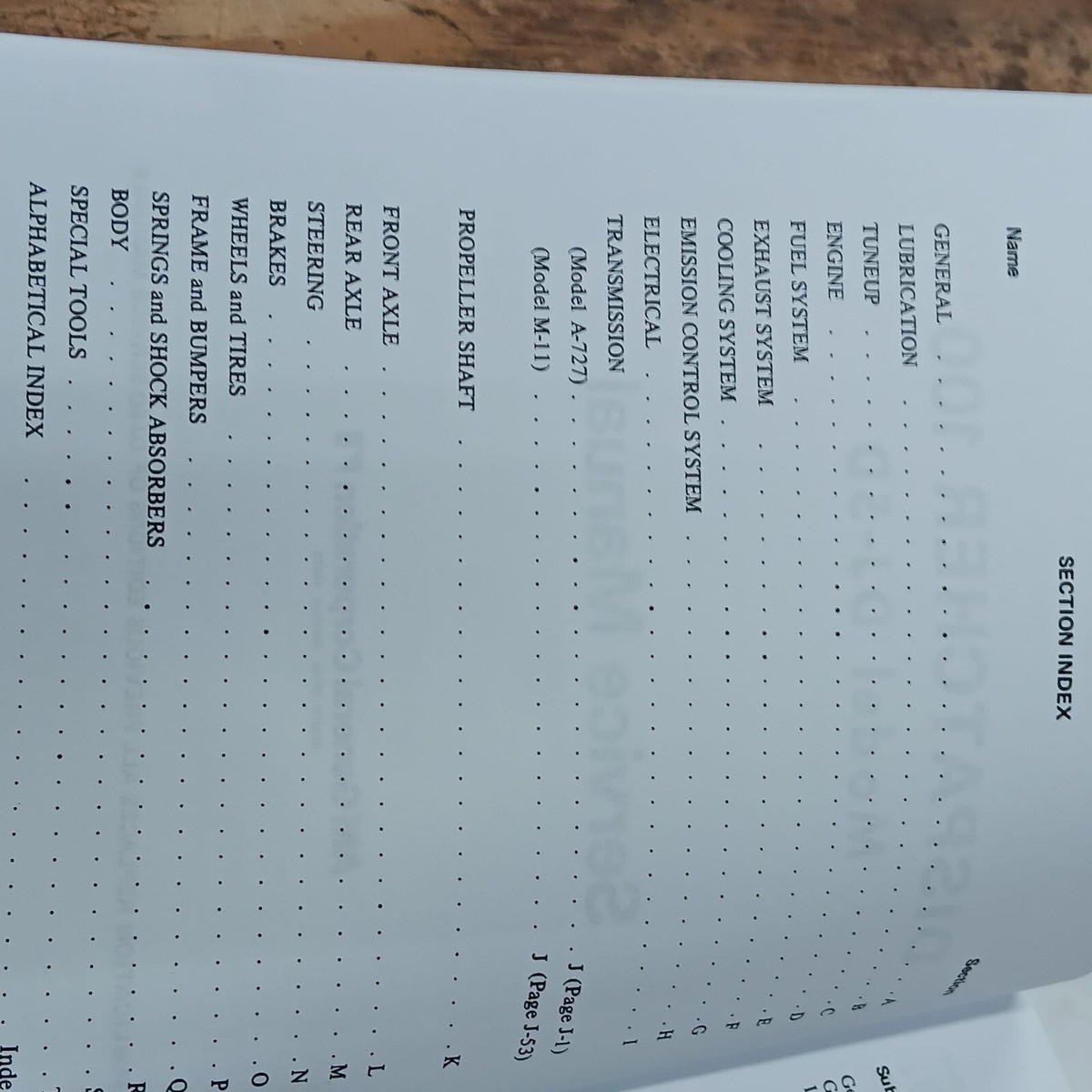AM General DJ-5D Dispatcher 100 Service Manual. 1975-1976 Postal
