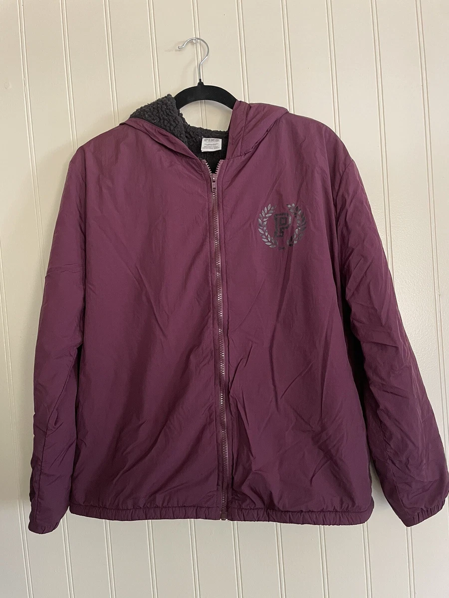 Victoria secret maroon clearance jacket