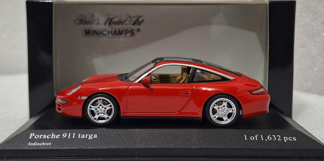 Porsche 911 (997) Targa 2006 Red 1:43 Minichamps 400066160