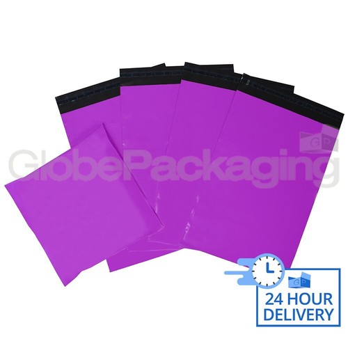 Bolsas de franqueo postales de correo 2000 púrpura fuerte 12"x16"" (300x400 mm) 24 horas - Imagen 1 de 5