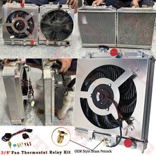 4 Row Radiatorshroud Fan For Honda Civic Eg Ek Acura Integra Gs Ls L6 1992-2001