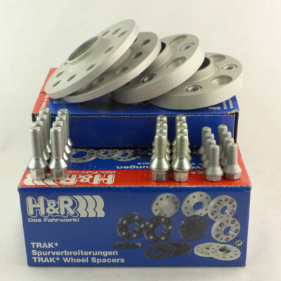 H&R Wheel Spacers 30/50mm Silver for BMW 3 Series E30 3/1 3/R