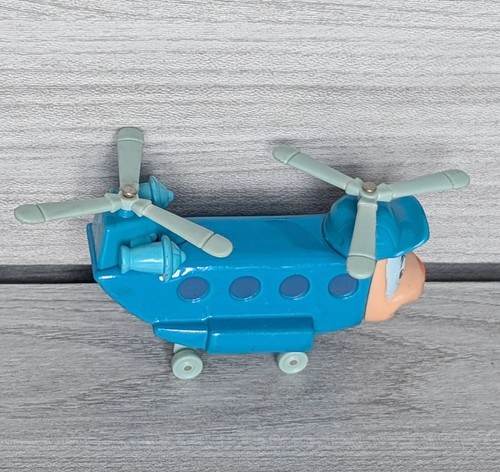 BUDGIE THE LITTLE HELICOPTER CHUCK DIECAST METAL TWIN ROTOR 1994 TOY - Picture 6 of 9