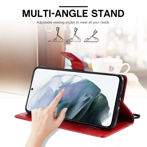 Butterfly Leather Card Wallet Case For Samsung S25 S24 S23 S22 S21 Ultra Plus - Foto 18 di 72