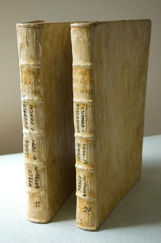 1714 VELLUM MARCO BATTAGLINI  IMPORTANT HISTORY of the CHURCH COUNCILS or SYNODS - Bild 1 von 12
