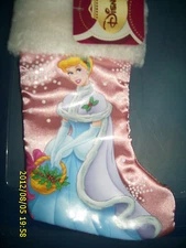 PINK MINI DISNEY PRINCESS  CHRISTMAS STOCKING 