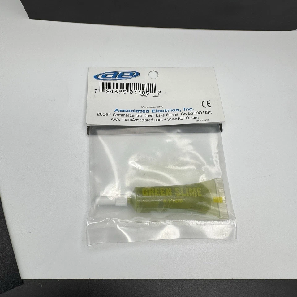 Team Associated 1105 Green Slime For Longevity Of Shocks. Brand New Factory Seal - Image 2 of 4