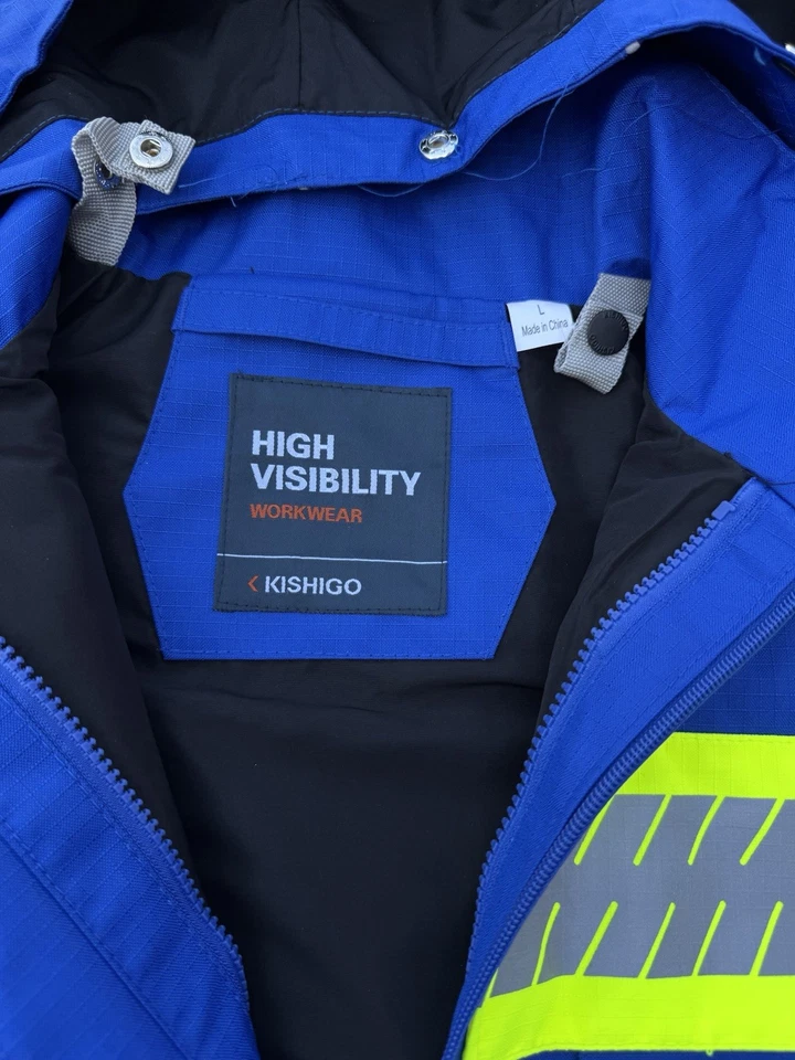 High Viz Jacket By Kushigo Workwear Size L Nwt - Image 4 of 4