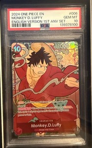PSA10 モンキー・D・ルフィ 1st ANNIVERSARY 1st Anniversary Luffy | eBay