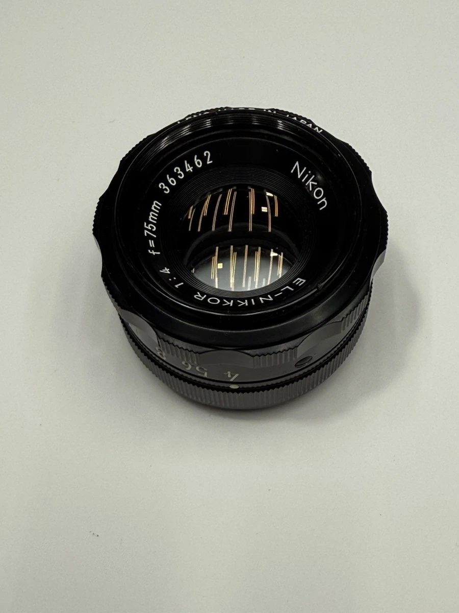 Nikon EL-NIKKOR 75mm f/4 レンズ EL Nikkor 75mm F4 1