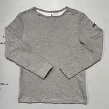 Beams Plus x LOOPWHEELER Solid Grey Cotton Sweatshirt Made In Japan Leisure M
