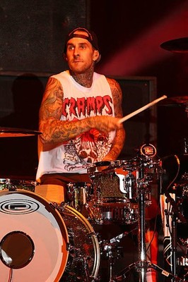 Travis Barker performs with Cypress Hill at the Cypress Hill Smoke- Old Photo 1