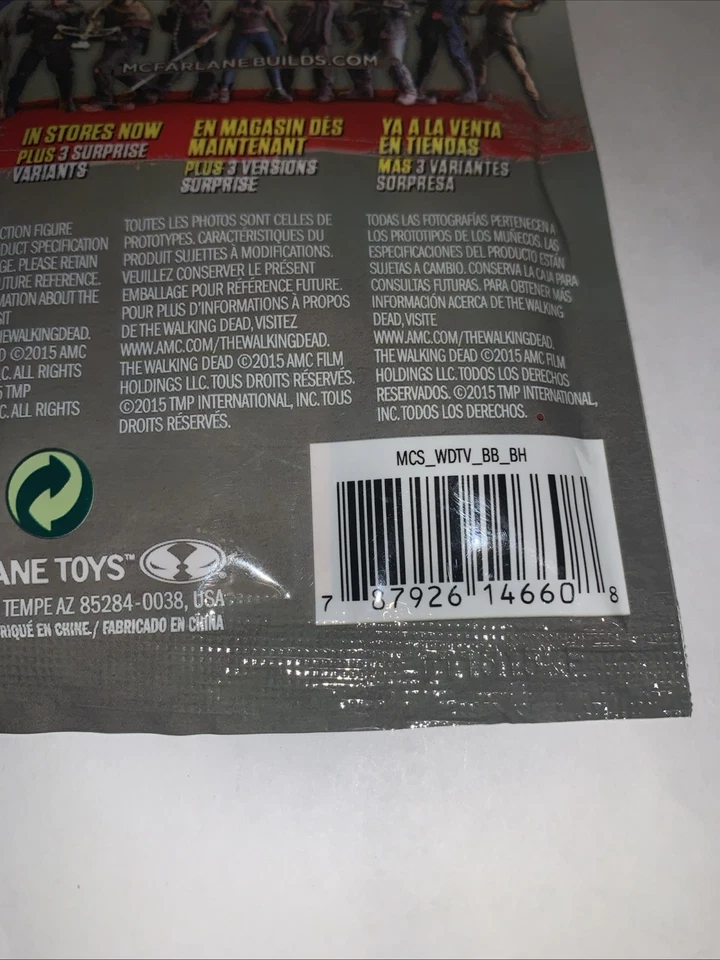 McFarlane Blind Bag The Walking Dead Loot Crate Exclusive Collectible Figure - Imagem 3 de 4