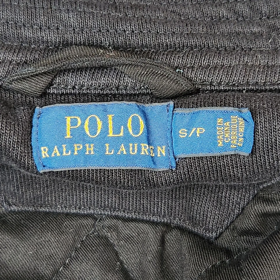 Polo Ralph Lauren Moto Riders Jacket Womens Small Black Full Zip Cotton Blend - Image 4 of 4