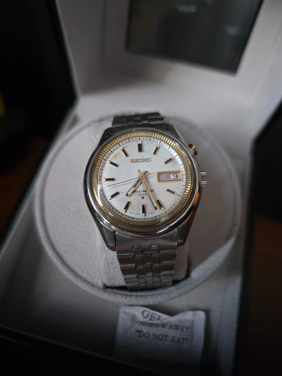 Seiko Bell-Matic Stainless Steel Band Stainless Steel Case