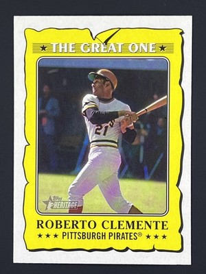 2021 Topps Heritage #GO-14 Roberto Clemente The Great One Pittsburgh Pirates
