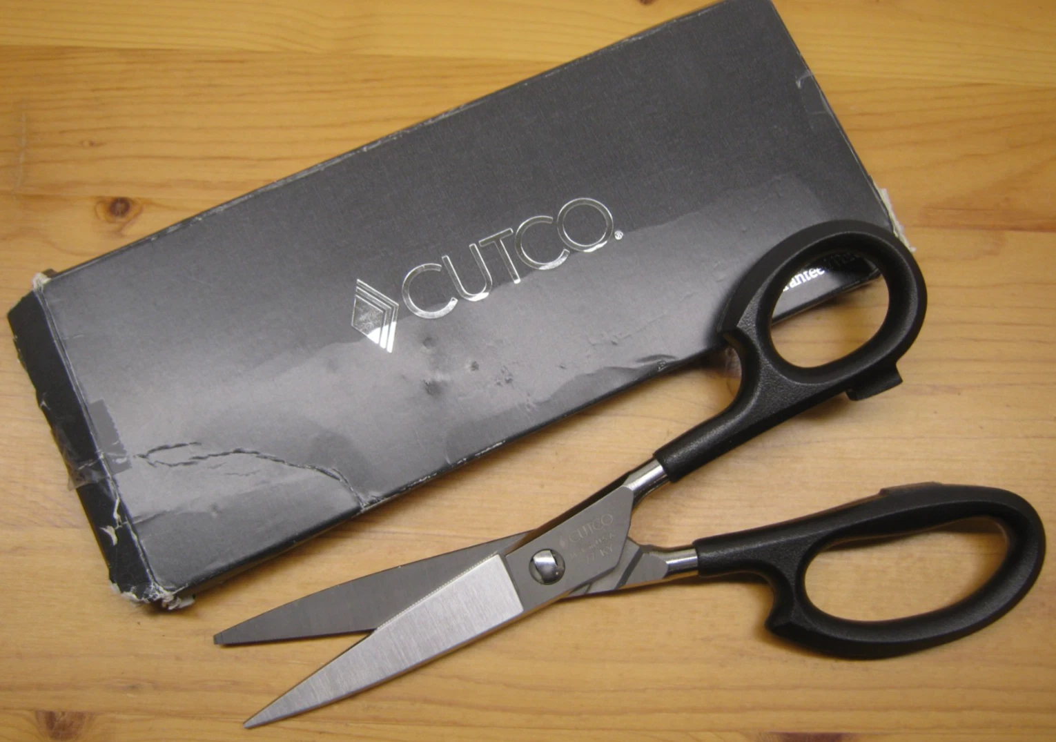 Cutco Black Kitchen Scissors Take Apart Shears 77 KY Open Box Barely Used???