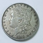 1898 $1 MORGAN SILVER ONE DOLLAR, EF EXTRA FINE CONDITION 90% SILVER  #9071