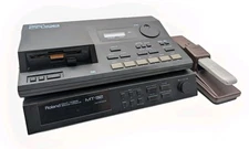 Roland MT-32 Multi Timbre Sound Module & PR-100 Digital Sequencer + Pedal 