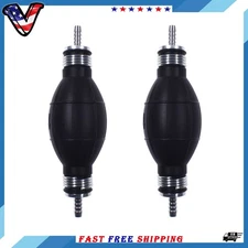 2 x Fuel Pump Fuel Line Hand Primer Bulb All Fuels 6mm 1/4 For 9001080A