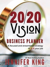 20/20 Vision Business Planner by Jennifer King (English) Hardcover Book
