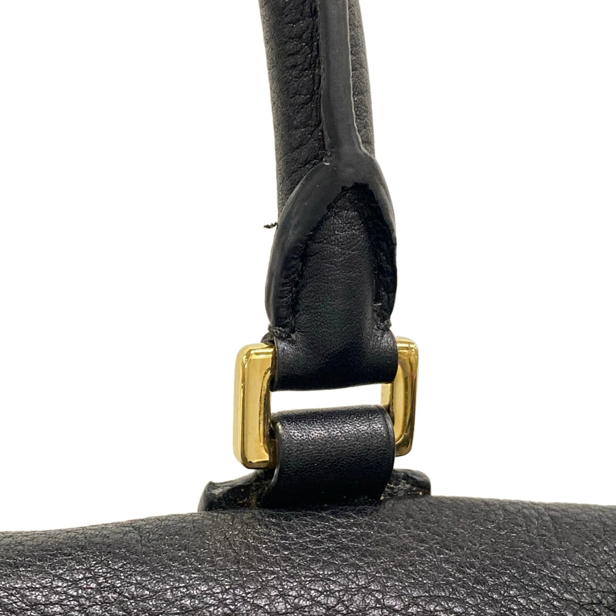 LOEWE Ame Black Leather Handbag — image 11