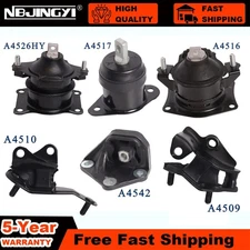 6PCS Engine Motor & Transmission Mounts for 2003-2007 Honda Accord 2.4L l4 AUTO