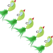 5-Piece Flying Bird Cat Teaser Toys Door-Mounted Interactive Cat Toy Accessory E