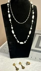 Vintage 1970s Costume Jewelry Lot Clark Coombs 18K HGE Ring Wells 12K GF Chain