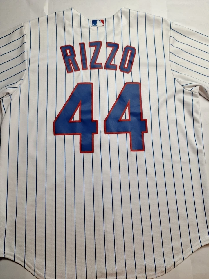 MAJESTIC COOL BASE BLANCA CHICAGO CUBS ANTHONY RIZZO #44 TALLA GRANDE Foto 4 de 4