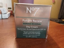 No7 Future Renew Damage Reversal Day Cream SPF 25  1.69 fl oz Exp 2/2026 NIB
