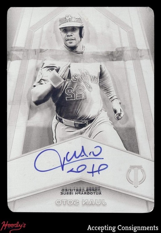 2026 Topps Tribute Pillars of the Game Printing Plates Black Juan Soto AUTO 1/1