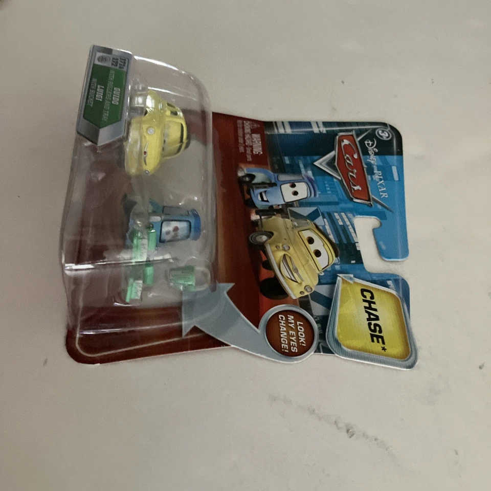 Disney Pixar Cars Chase Guido With Rollers And Tray  Luigi With Bucket Nice! - Image 3 of 4
