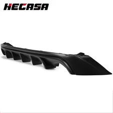 Rear Bumper Lip Diffuser Fits 2014-2016 Lexus IS250 IS350 IS200t Matte Black ABS