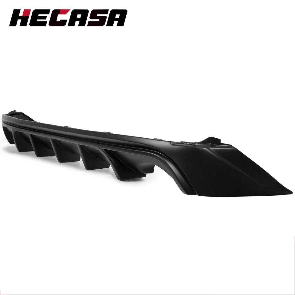 Rear Bumper Lip Diffuser Fits 2014-2016 Lexus IS250 IS350 IS200t Matte Black ABS Foto 2 de 4