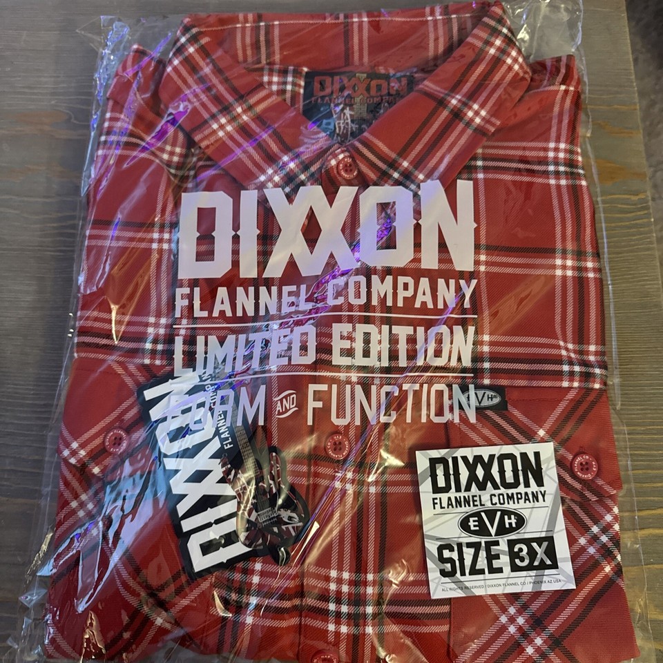 Dixxon Flannel Co. Eddie Van Halen “Eruption” Long Sleeve Shirt Men's