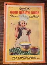 1943 Rawleigh's Good Health Guide Almanac Cook Book  Booklet ~ Vintage Recipes