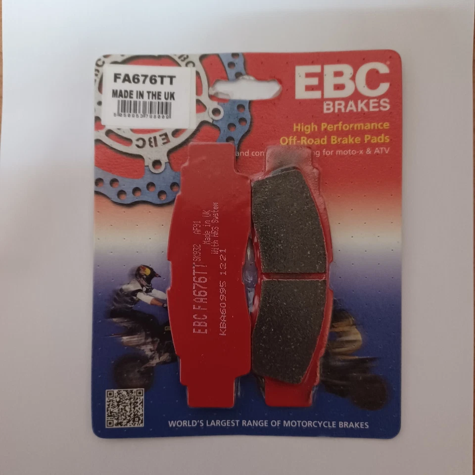 EBC Carbon FRONT and REAR Brake Pads Fits YAMAHA YXZ1000 YXE1000 (2016 to 2024) - Image 2 of 4