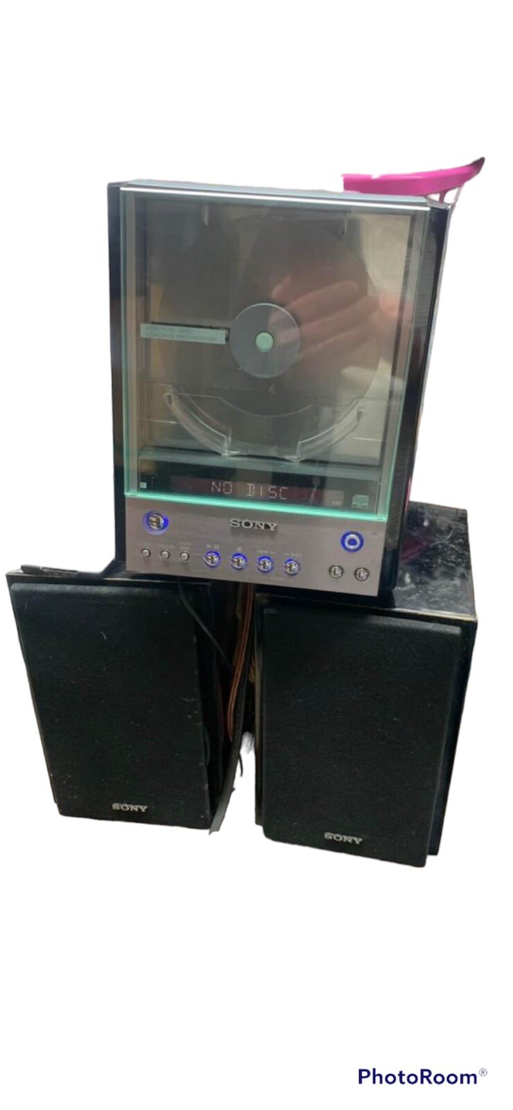 SONY CMTEX22 Vertical Load CD AM/FM Stereo Sys With Remote like CMT