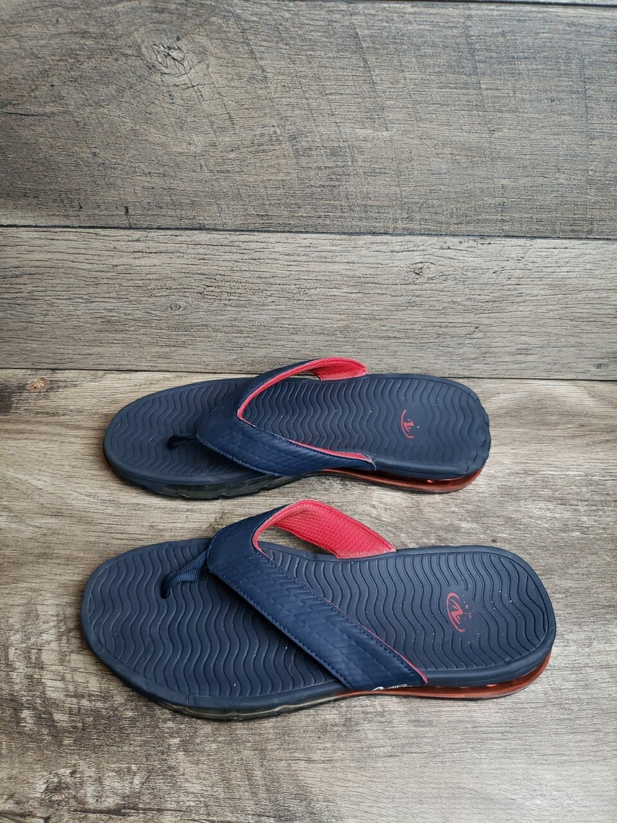 ATHLETIC WORKS BOYS O2 AIR FLIP FLOPS SHOES SIZE 12