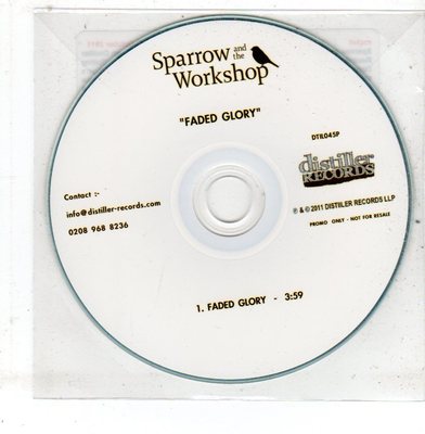 (EV102) Sparrow And The Workshop, Faded Glory - 2011 DJ CD