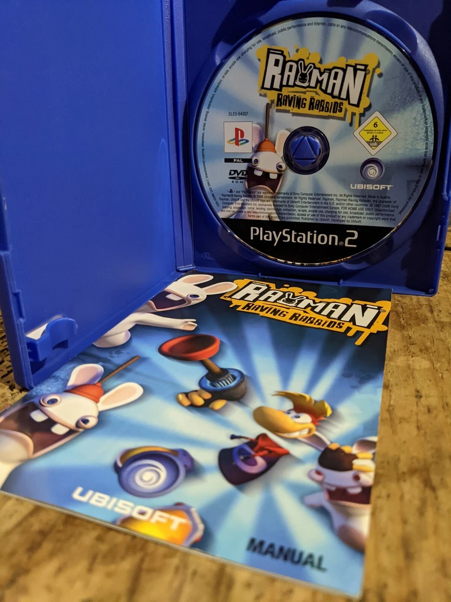 Rayman Raving Rabbids PlayStation 2 complete with manual eBay