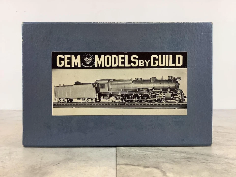 Locomotora de vapor Gem Pennsylvania escala HO latón M-1 4-8-2 y Tender Plus Foto 2 de 4