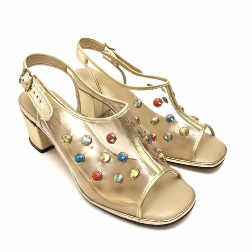 stone studded sandals