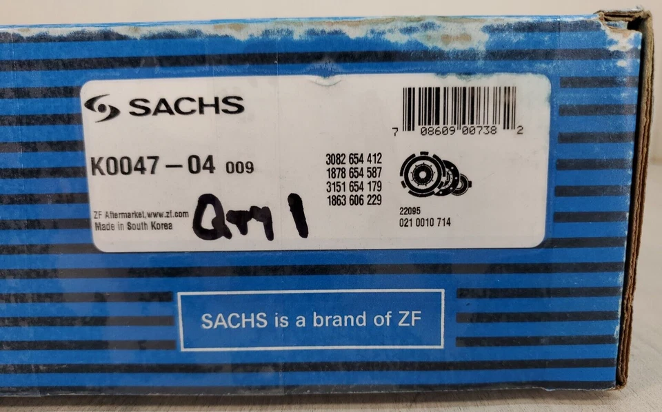 Kit de embrague Sachs K0047-04 1983-1984 Ford Ranger 1984 Ford Bronco II Foto 2 de 2
