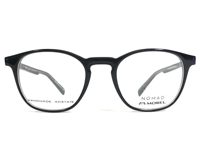 #ad Morel Eyeglasses Frames NOMAD 3216S NN 030 Black Grey Square Horn Rim 49 20 140 $93.59