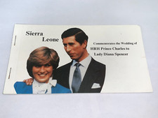 1981 Royal Wedding Charles and Diana MNH Sierra Leone Le2 Stamp Booklet