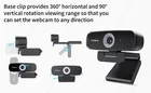 4k/1080p Webcam Streaming with Microphone for Desktop Computer Software USB LOT